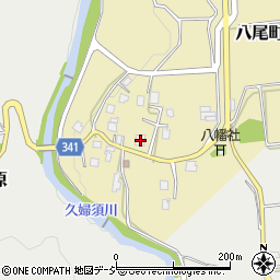 富山県富山市八尾町樫尾2116周辺の地図
