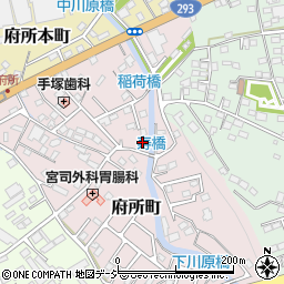栃木県鹿沼市府所町164周辺の地図