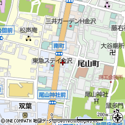 北陸銀行金沢支店 ＡＴＭ周辺の地図