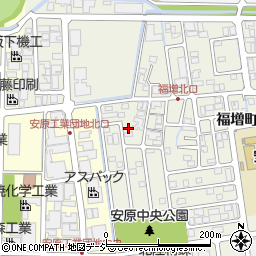 石川県金沢市福増町北1147周辺の地図
