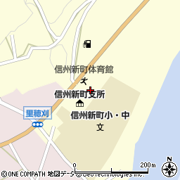 長野市市役所支所・連絡所　信州新町支所周辺の地図
