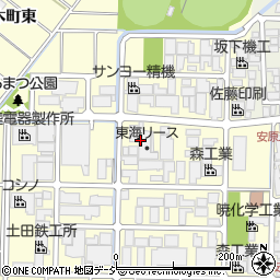 東海リース第十工場・北陸配送センター周辺の地図