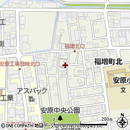 石川県金沢市福増町北93周辺の地図