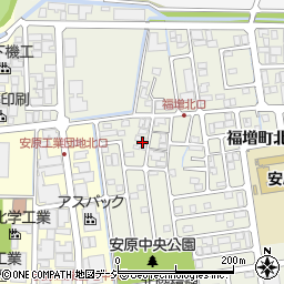 石川県金沢市福増町北71周辺の地図