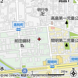 石川県金沢市進和町45周辺の地図
