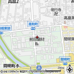 石川県金沢市進和町17-1周辺の地図