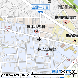 金沢ダンス駅西教室周辺の地図