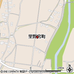 茨城県常陸太田市里野宮町周辺の地図