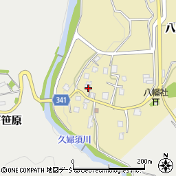 富山県富山市八尾町樫尾2112周辺の地図