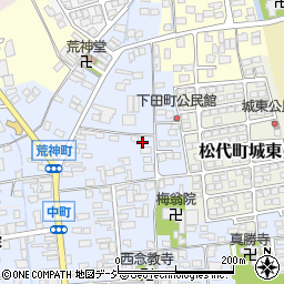 長野県長野市松代町松代下田町周辺の地図