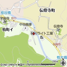 石川県金沢市牧町イ156周辺の地図