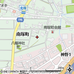 石川県金沢市南塚町周辺の地図