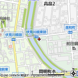 石川県金沢市進和町10周辺の地図