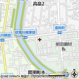 石川県金沢市進和町8周辺の地図