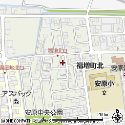石川県金沢市福増町北180周辺の地図