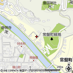 石川県金沢市常盤町26周辺の地図