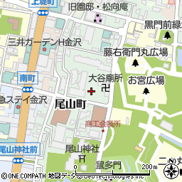 金沢別院大谷廟所駐車場周辺の地図