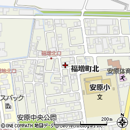 石川県金沢市福増町北1108周辺の地図