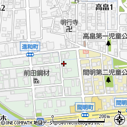 石川県金沢市進和町43周辺の地図