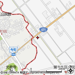 富山県砺波市庄川町金屋3651周辺の地図