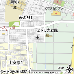 石川県金沢市みどり1丁目79周辺の地図