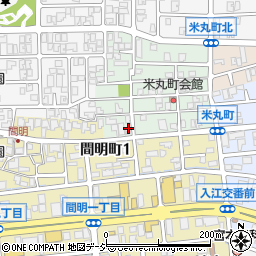 石川県金沢市米丸町109周辺の地図