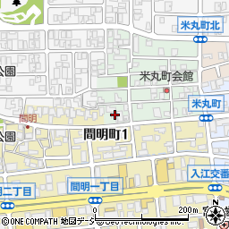 石川県金沢市米丸町111周辺の地図