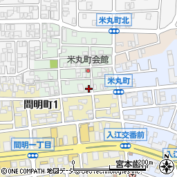 石川県金沢市米丸町104周辺の地図
