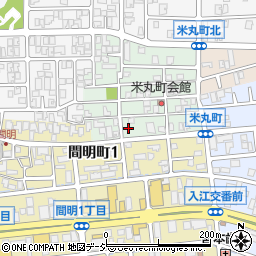 石川県金沢市米丸町108周辺の地図