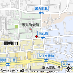 石川県金沢市米丸町102周辺の地図