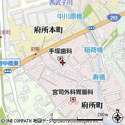 栃木県鹿沼市府所町185-10周辺の地図