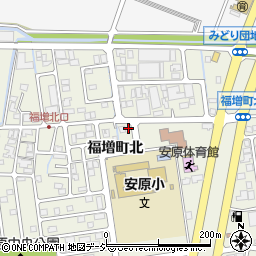石川県金沢市福増町北1091周辺の地図