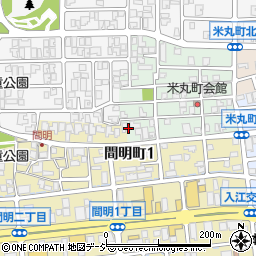 石川県金沢市米丸町83周辺の地図