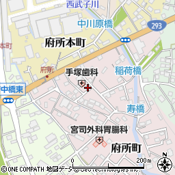 栃木県鹿沼市府所町185-14周辺の地図
