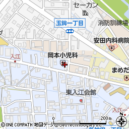 岡本小児科医院周辺の地図