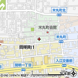 石川県金沢市米丸町107周辺の地図