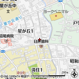 栃木県宇都宮市星が丘1丁目2-15周辺の地図