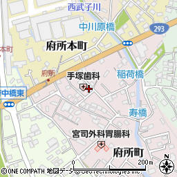 栃木県鹿沼市府所町185-15周辺の地図