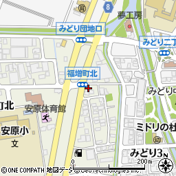 石川県金沢市福増町北647周辺の地図