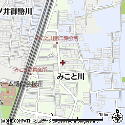 長野県長野市みこと川77周辺の地図