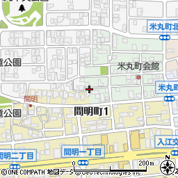 石川県金沢市米丸町82周辺の地図