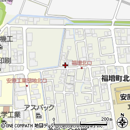 石川県金沢市福増町北75周辺の地図