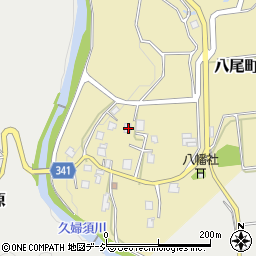 富山県富山市八尾町樫尾43周辺の地図
