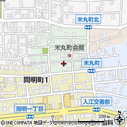 石川県金沢市米丸町92周辺の地図