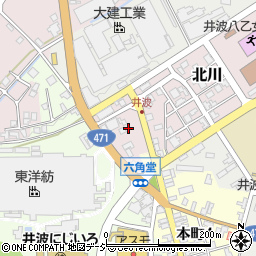 富山県南砺市下新町周辺の地図