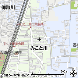 長野県長野市みこと川79周辺の地図