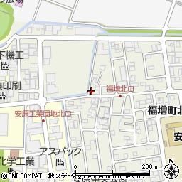 石川県金沢市福増町北74周辺の地図
