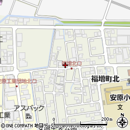 石川県金沢市福増町北162周辺の地図