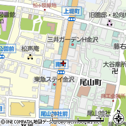 南町・尾山神社周辺の地図