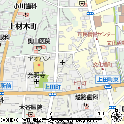 明治牛乳上田町販売店周辺の地図